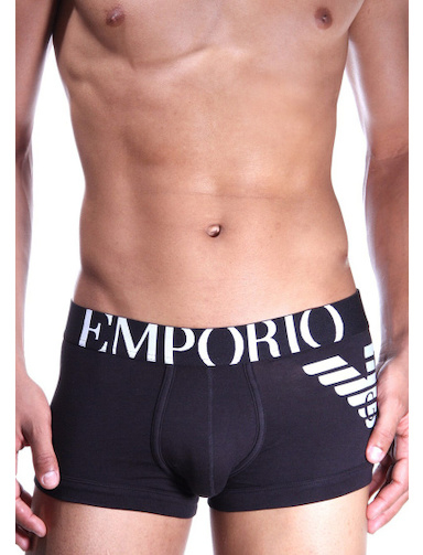 BOXERKY EMPORIO ARMANI 111866 CC725 ČERNÁ